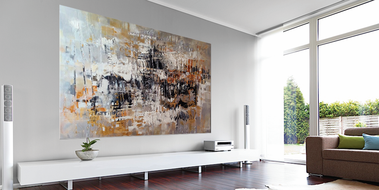 Abstract Painting in Modern Sleek Home