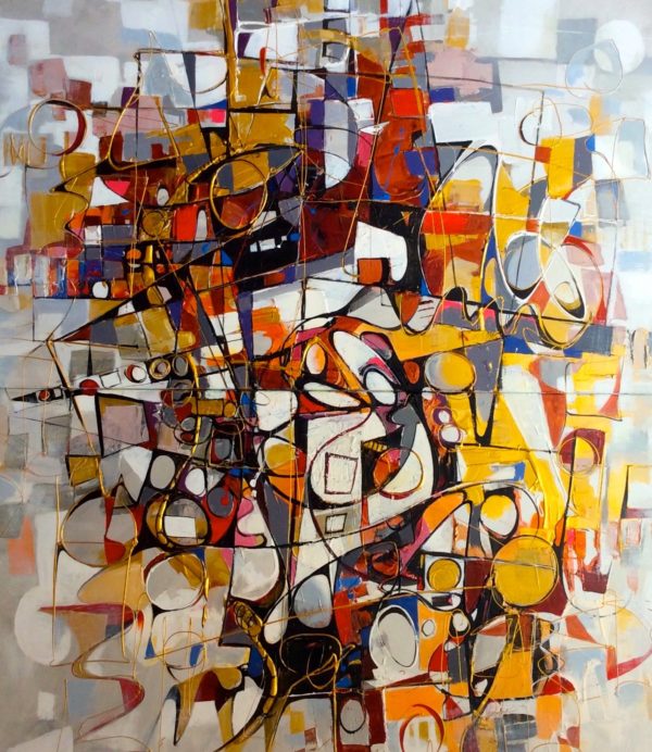 Abstract painting by Paul Ygartua - Life Changes
