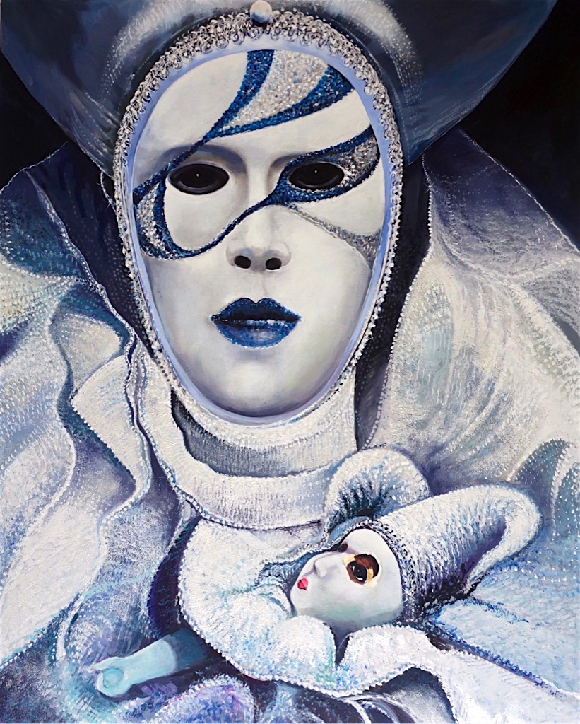 venice-carnival-mask-painting-contemporary-art