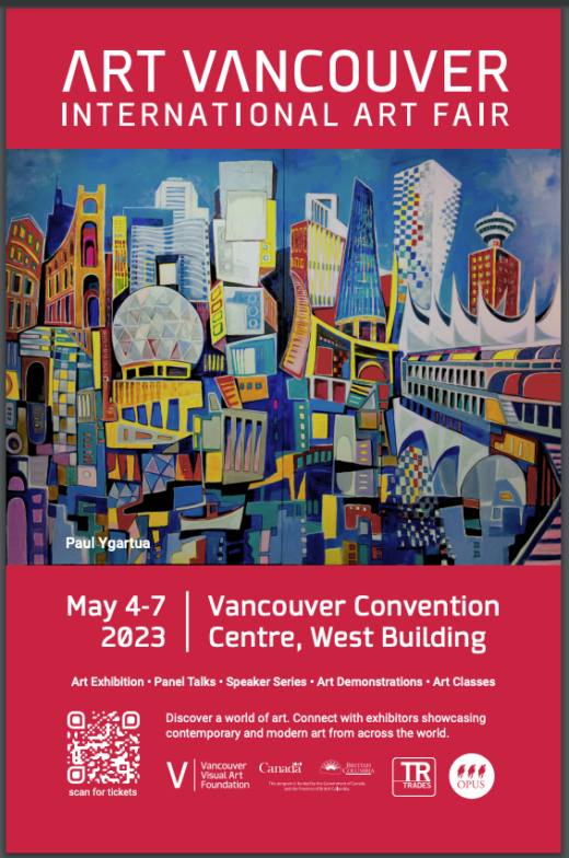 Art Vancouver 2023 Cover of invitation
